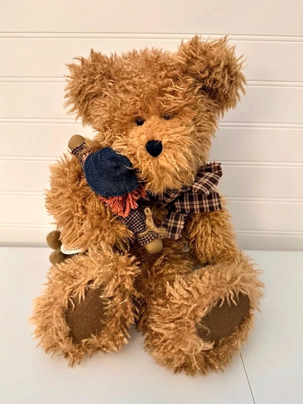 Boyds Bears Rusty & Scruffy Plush Bear in Brown & Black